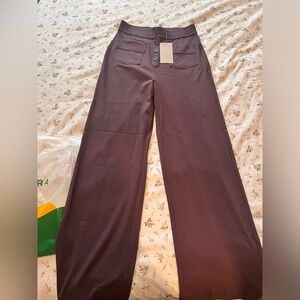 [NEW] Halara High Waisted Button Multiple Pockets Straight Leg Casual Pants